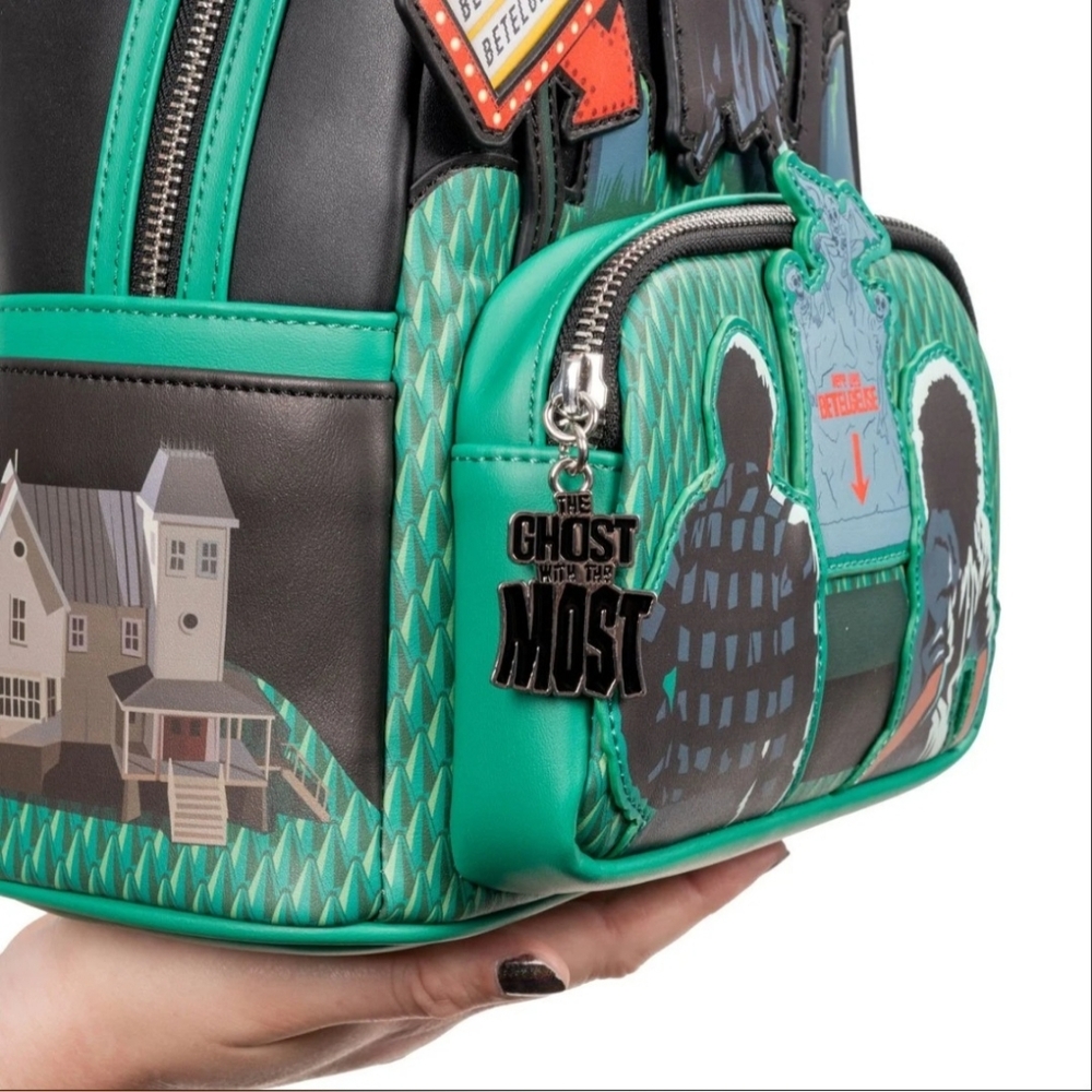 Beetlejuice Graveyard GITD Loungefly Backpack NWT - image 8